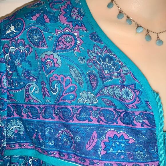 NEW HOUSE OF SKYE BOHEMIAN RHAPSODY GYPSY BLOUSE - Picture 4 of 8